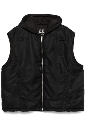 Black shell padded gilet 44 LABEL GROUP | B0030488FA487P487